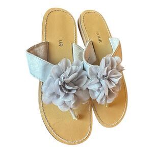 L’Amour Floral Sandals Size 2